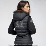 2024 MI3DE Charcoal Padded Jacket With Fleece Sleeves