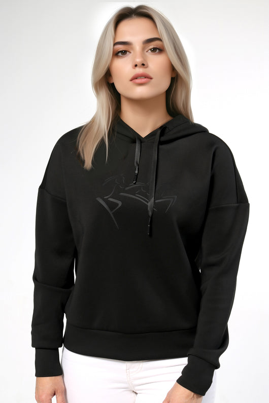 2024 MI3DE Black Oversized Hoodie