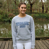 2023 Equestrian Victoria Interschool State Championships Grey Marle Sweater