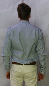 EA Official 100% Cotton Striped Long Sleeve Business Shirt