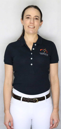 Equestrian Australia Cotton Lycra Polo Shirt