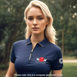 2024 Grand National Zip Polo Shirt