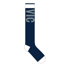 2025 Team VIC Interschool Uniform Socks Blue/Grey