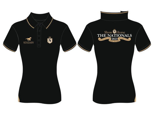 2023 The Nationals Black Polo Shirt