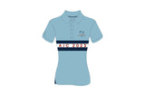 2023 Australian Jumping Championship Light Blue Polo Shirt