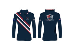 2023 EQ Show Horse Long Sleeve Polo Shirt