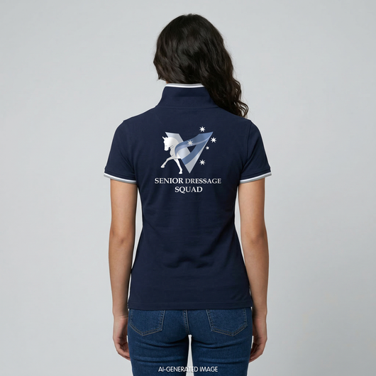 2026 EV Dressage Senior Rider Squad Polo Shirt
