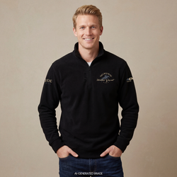 2026 MI3DE Black and Gold 1/4 Zip Fleece