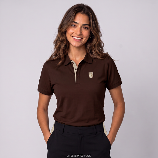 2026 SI3DE Brown Polo Shirt