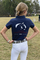 2023 Australian Jumping Championship Navy Polo Shirt