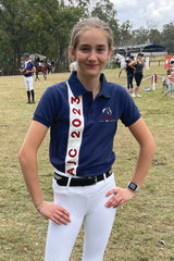 2023 Australian Jumping Championship Navy Polo Shirt