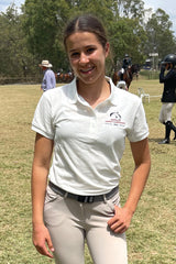 2023 Australian Jumping Championship White Polo Shirt