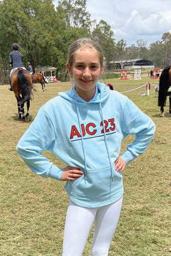 2023 Australian Jumping Championship Light Blue Hoodie
