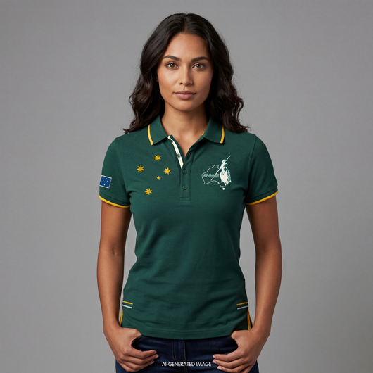 2026 WAWE World Championships Australian Supporter Polo Shirt