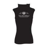 2026 SH Black Sleeveless Polo Shirt
