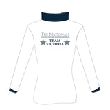 2025 EV Show Horse Team White Long Sleeve Polo Shirt