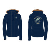 2026 MI3DE Navy Blue and Sage Jacket with Removable Fur