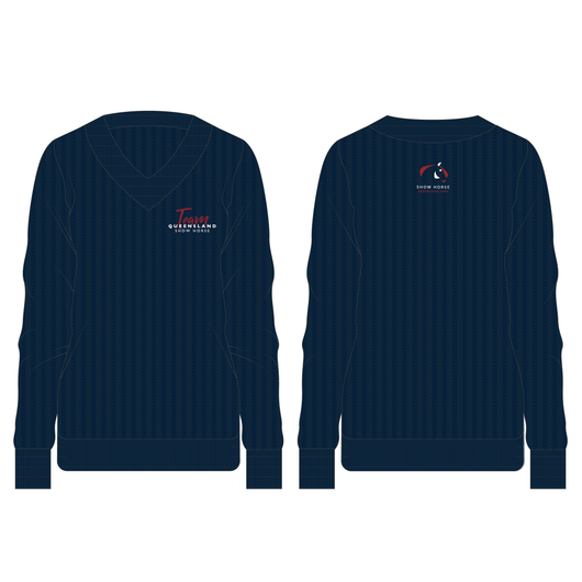 2026 EQ Show Horse Vee Neck Pullover