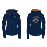 2026 MI3DE Navy Blue and Brown Jacket with Removable Fur