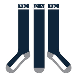 2025 EV Show Horse Team Victoria Socks Navy/ Grey/White