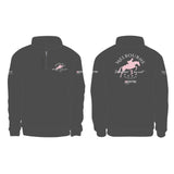 2026 MI3DE Dark Grey and Pink 1/4 Zip Fleece