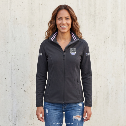 2026 MI3DE Dark Grey and Lilac Softshell Jacket