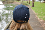 Equestrian Australia Cap Navy Cap Sand Peak
