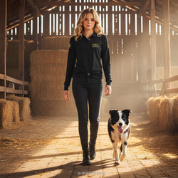 2026 DJWTS Long Sleeve Black Polo Shirt