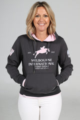 2023 MI3DE Charcoal Pink Pullover Hoodie