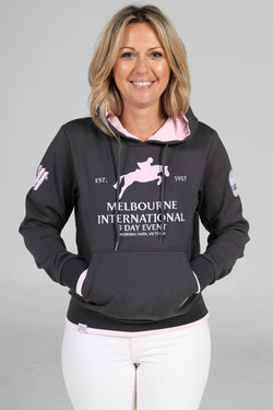 2023 MI3DE Charcoal Pink Pullover Hoodie