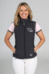 2023 MI3DE Charcoal Silver Softshell Vest