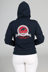 2023 MI3DE Navy Red Pullover Hoodie