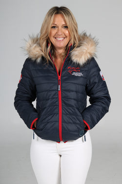 2023 MI3DE Navy Red Padded Jacket