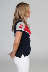 2023 MI3DE Navy Red Polo Shirt