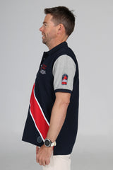 2023 MI3DE Navy Red Polo Shirt