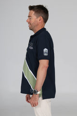 2023 MI3DE Navy Green Polo Shirt