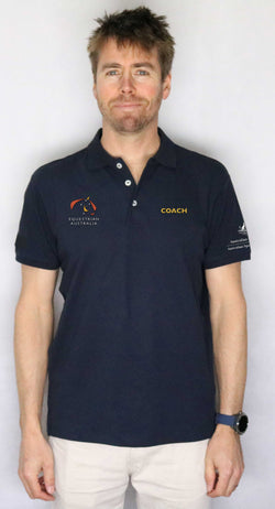 EA Coach Cotton/Lycra Pique Short Sleeve Polo Shirt
