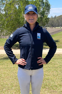 2023 Sydney International Three Day Event Navy Softshell jacket