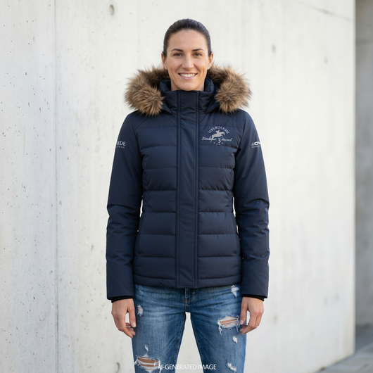 2026 MI3DE Navy and Sand Jacket with Removable Fur