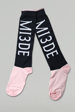 2023 MI3DE Charcoal Pink Sock