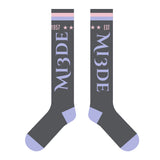2026 MI3DE Dark Grey and Lilac Socks