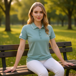2025 SI3DE Smoke Teal Polo Shirt