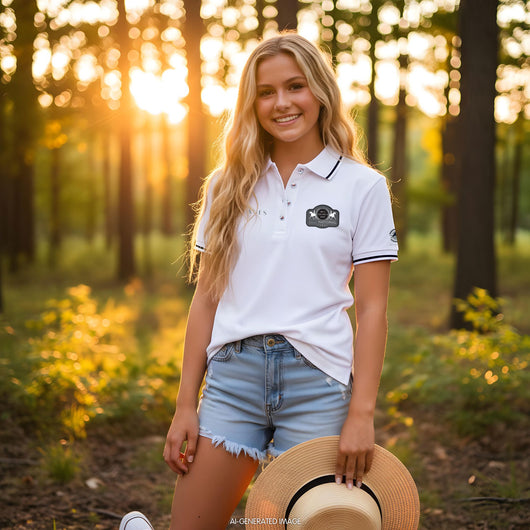 2026 Grand National White Polo Shirt