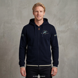 2026 MI3DE Navy Blue Zip Hoodie