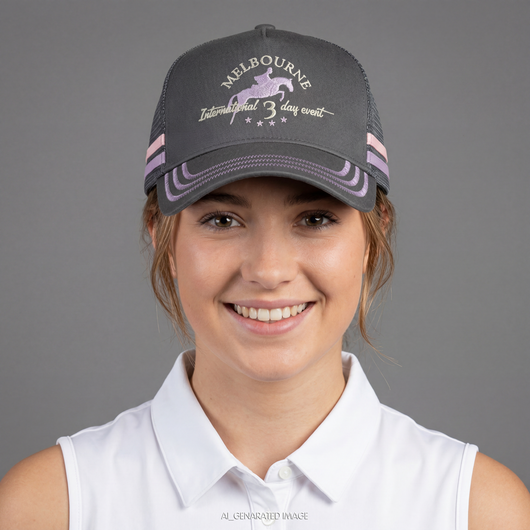 2026 MI3DE Dark Grey and Lilac Cap