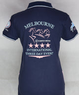 2021 MI3DE  Navy Pink Cotton Lycra Polo Shirt