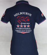 2021 MI3DE  Navy Red Polo Shirt