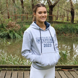 2023 Equestrian Victoria Interschool State Championships Grey Marle Pullover Hoodie