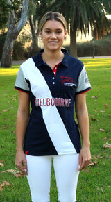 2022 MI3DE  Navy/Red/Grey Polo Shirt