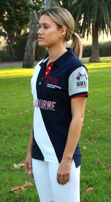2022 MI3DE  Navy/Red/Grey Polo Shirt
